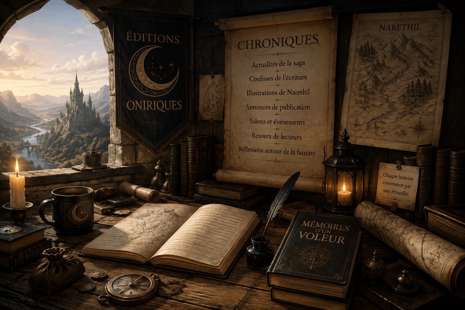 Bienvenue dans les Chroniques des Éditions Oniriques
